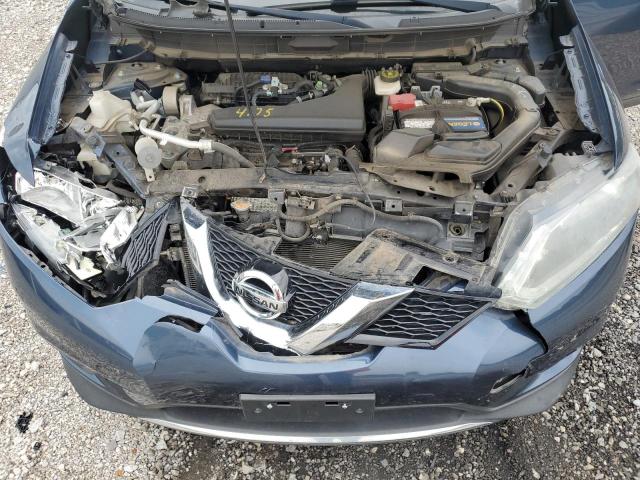 KNMAT2MV4FP547981 - 2015 NISSAN ROGUE S 蓝色 照片 12