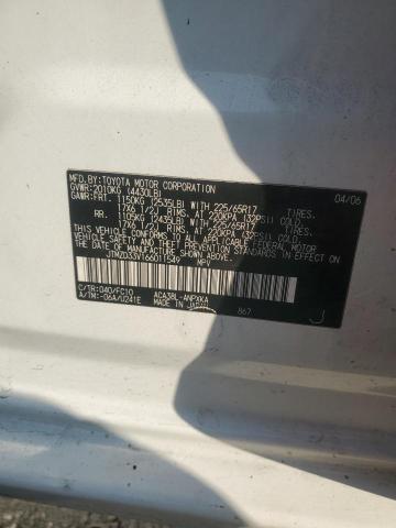 JTMZD33V166011549 - 2006 TOYOTA RAV4 WHITE photo 13