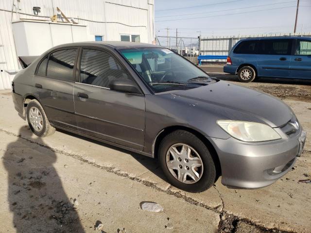 1HGES16315L016027 - 2005 HONDA CIVIC DX VP GRAY photo 4