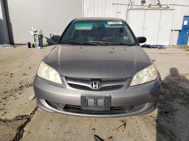 1HGES16315L016027 - 2005 HONDA CIVIC DX VP Boz foto 5