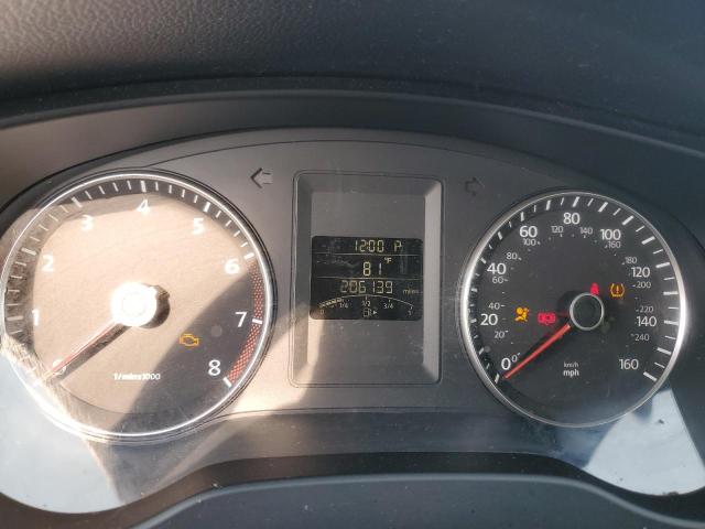 3VWDX7AJ7CM461465 - 2012 VOLKSWAGEN JETTA SE ვერცხლისფერი ფოტო 9