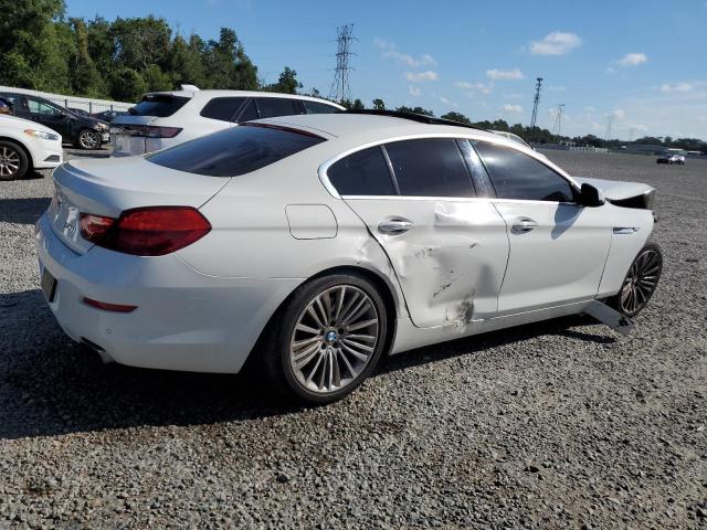 WBA6B2C58FGB99712 - 2015 BMW 650 I GRAN COUPE WHITE photo 3