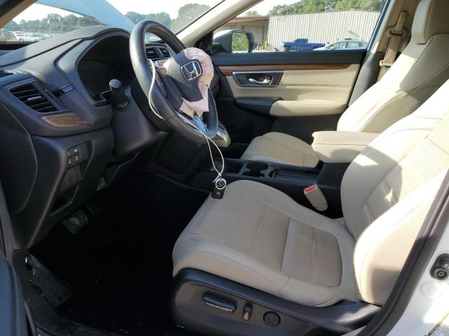 2HKRW2H86KH671240 - 2019 HONDA CR-V EXL WHITE photo 7