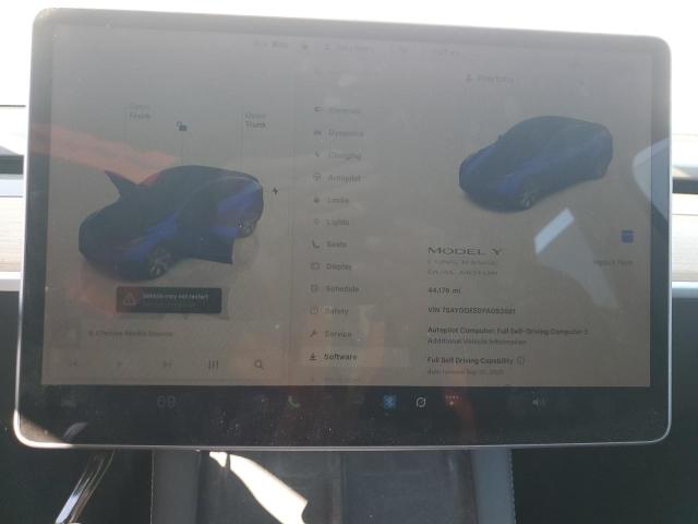 7SAYGDEE0PA093981 - 2023 TESLA MODEL Y WHITE photo 9