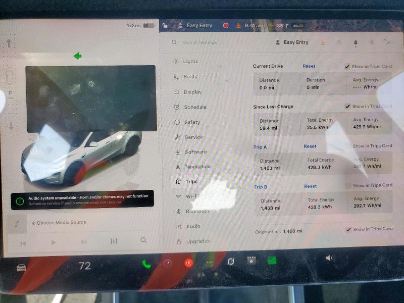 7SAYGDED1TA426481 - 2026 TESLA MODEL Y SILVER photo 9