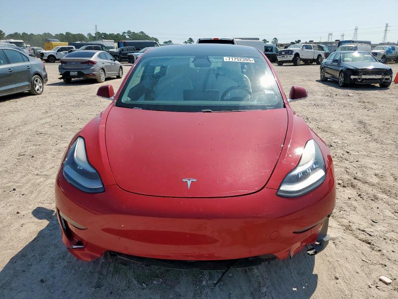 5YJ3E1EB7KF390887 - 2019 TESLA MODEL 3 Rouge photo 5