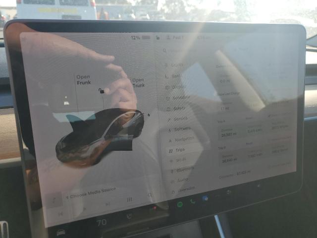 5YJ3E1EA5LF705002 - 2020 TESLA MODEL 3 GRAY photo 9