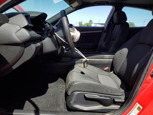 SHHFK7H57JU203644 - 2018 HONDA CIVIC EX წითელი ფოტო 7