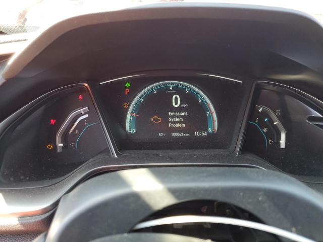 SHHFK7H57JU203644 - 2018 HONDA CIVIC EX წითელი ფოტო 9