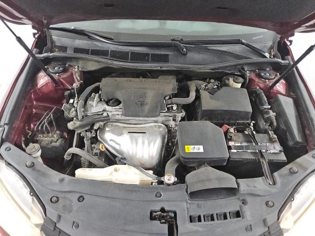 4T1BF1FK2HU762736 - 2017 TOYOTA CAMRY LE RED photo 11