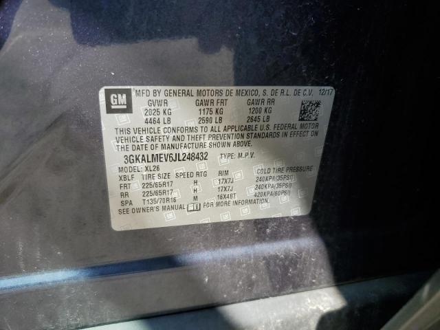 3GKALMEV6JL248432 - 2018 GMC TERRAIN SLE BLUE photo 13