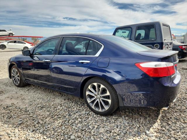 1HGCR2F55FA044565 - 2015 HOND ACCORD SPORT BLUE photo 2
