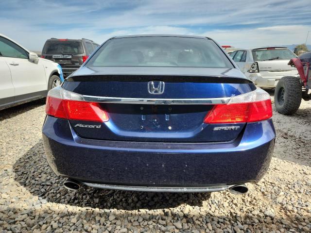 1HGCR2F55FA044565 - 2015 HOND ACCORD SPORT BLUE photo 6