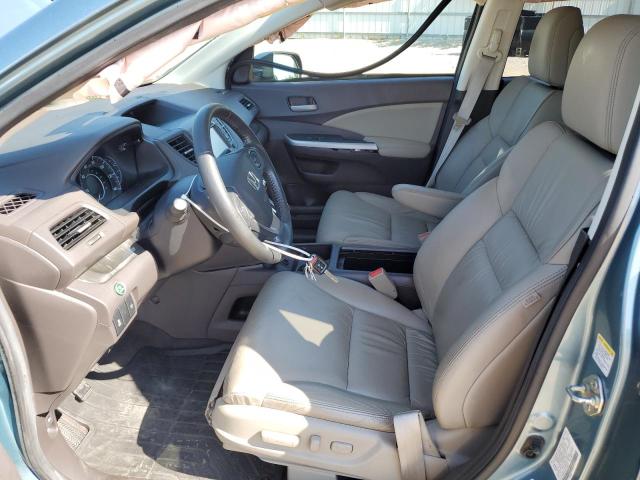 2HKRM3H78EH520021 - 2014 HONDA CR-V EXL ლურჯი ფოტო 7
