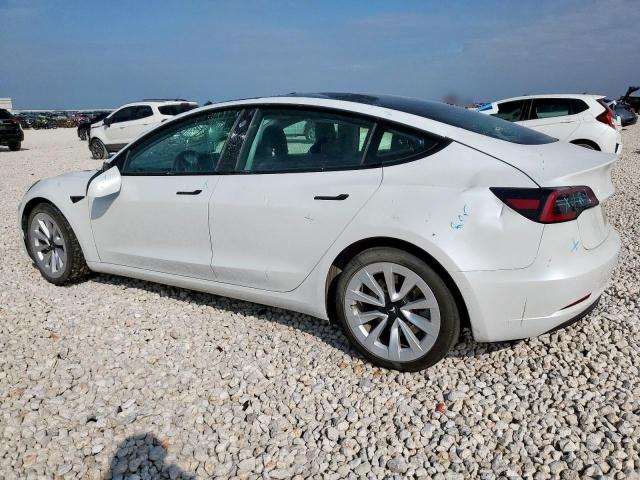 5YJ3E1EB7MF980560 - 2021 TESLA MODEL 3 WHITE photo 2