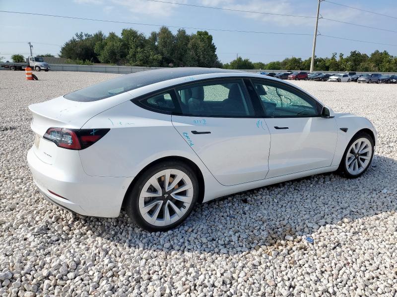 5YJ3E1EB7MF980560 - 2021 TESLA MODEL 3 WHITE photo 3