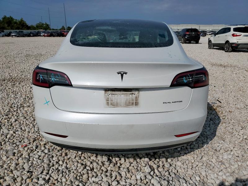 5YJ3E1EB7MF980560 - 2021 TESLA MODEL 3 WHITE photo 6
