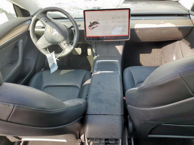 5YJ3E1EB7MF980560 - 2021 TESLA MODEL 3 WHITE photo 8