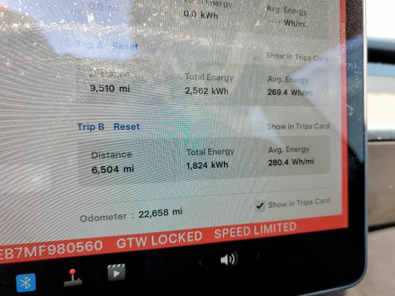 5YJ3E1EB7MF980560 - 2021 TESLA MODEL 3 WHITE photo 9