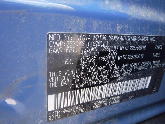 2T3UWRFV4PW184534 - 2023 TOYOTA RAV4 WOODLAND EDITION BLUE photo 9