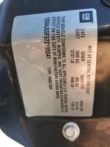 1G8AJ55F37Z195541 - 2007 SATURN ION LEVEL 2 BLUE photo 12