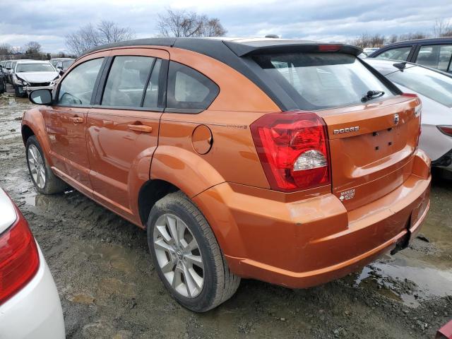 1B3CB5HA0BD192549 - 2011 DODGE CALIBER HEAT ORANGE photo 2