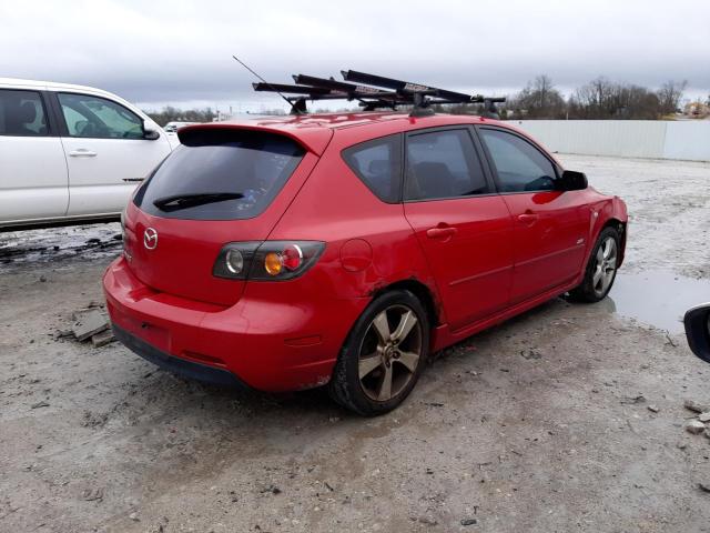 JM1BK343061523899 - 2006 MAZDA 3 HATCHBACK RED photo 3