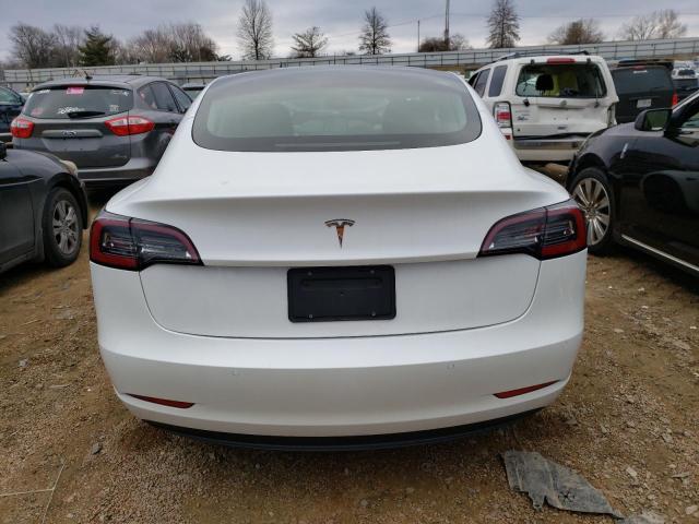 5YJ3E1EA7MF026933 - 2021 TESLA MODEL 3 WHITE photo 6