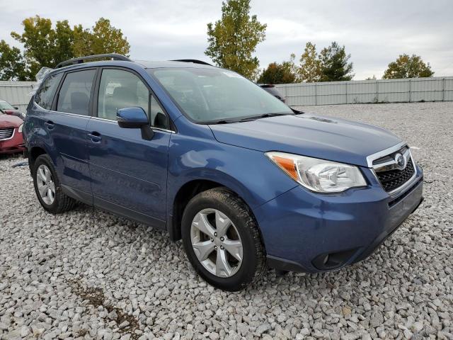 JF2SJAMC2EH515494 - 2014 SUBARU FORESTER 2.5I TOURING BLUE photo 4