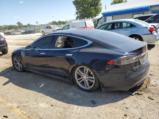 5YJSA1CGXDFP04914 - 2013 TESLA MODEL S BLUE photo 2