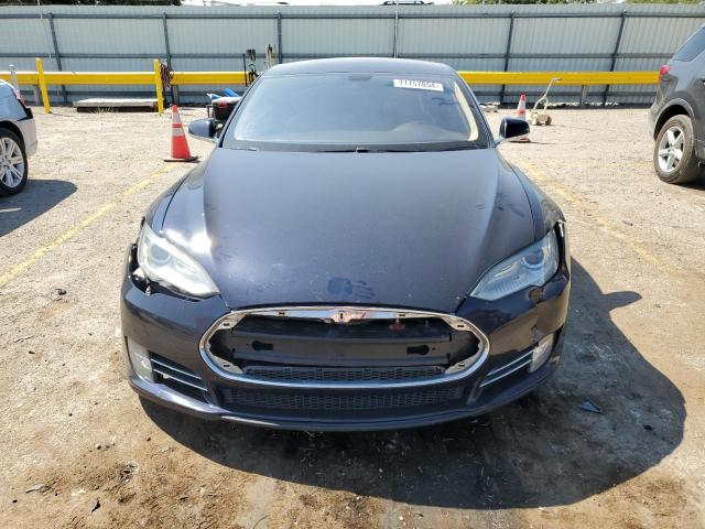 5YJSA1CGXDFP04914 - 2013 TESLA MODEL S BLUE photo 5