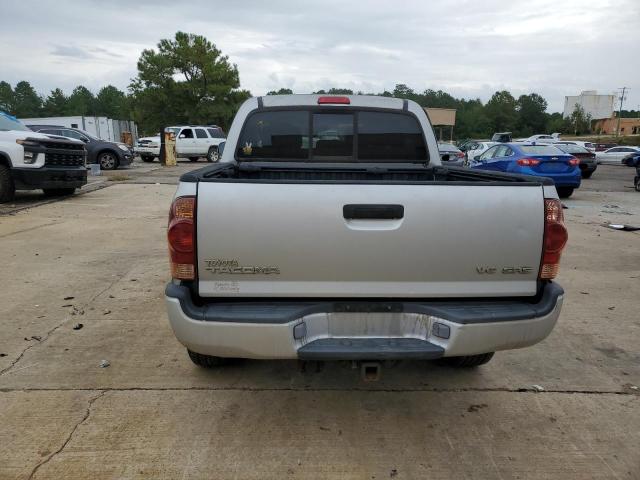 5TELU42N25Z124361 - 2005 TOYOTA TACOMA DOUBLE CAB GRAY photo 6