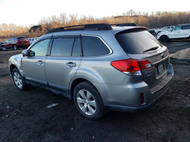 4S4BRBKC0B3374462 - 2011 SUBARU OUTBACK 2.5I LIMITED SILVER photo 2