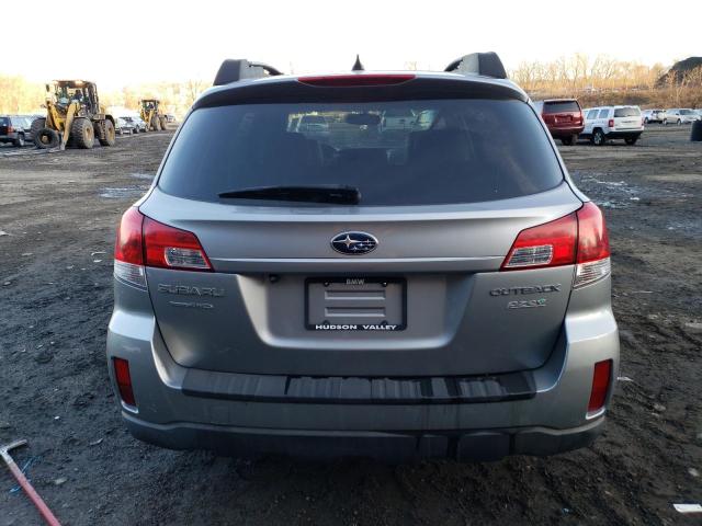 4S4BRBKC0B3374462 - 2011 SUBARU OUTBACK 2.5I LIMITED SILVER photo 6