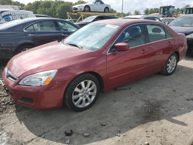 1HGCM66577A034675 - 2007 HONDA ACCORD EX BURGUNDY photo 1