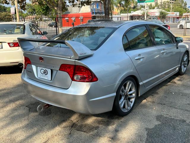 2HGFA16528H304634 - 2008 HONDA CIVIC LX GRAY photo 4