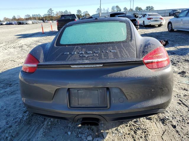 WP0AA2A89FK163969 - 2015 PORSCHE CAYMAN GRAY photo 6