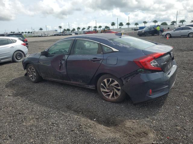 2HGFC2F77HH525065 - 2017 HONDA CIVIC EX BLUE photo 2