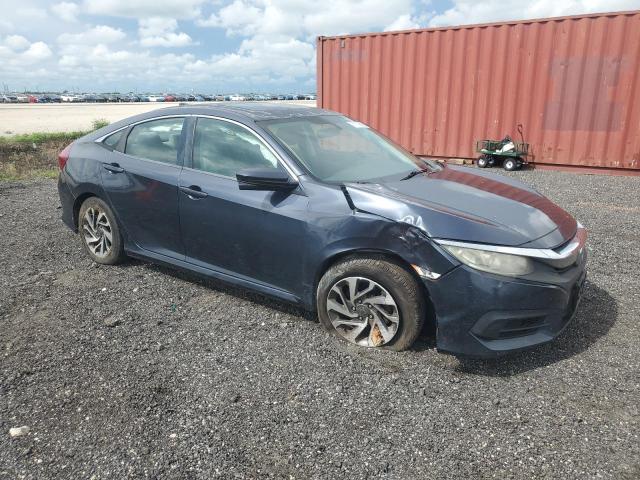 2HGFC2F77HH525065 - 2017 HONDA CIVIC EX BLUE photo 4