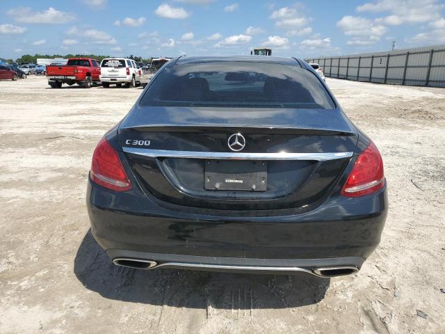 55SWF4JB7GU149161 - 2016 MERCEDES-BENZ C 300 BLACK photo 6