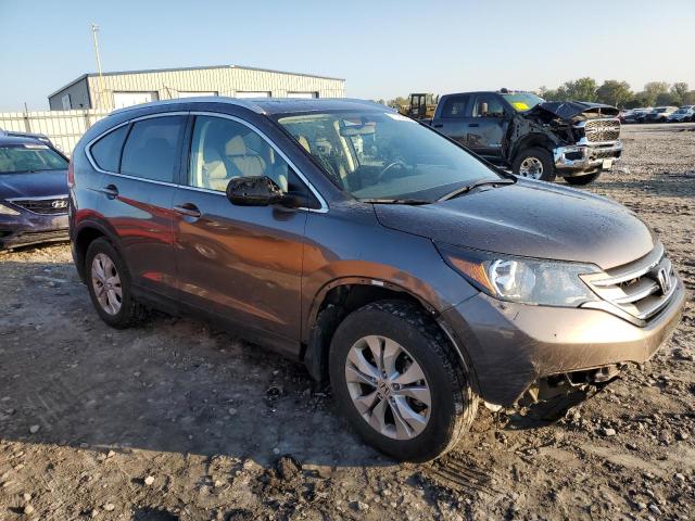 2HKRM4H78EH620710 - 2014 HONDA CR-V EXL BROWN photo 4