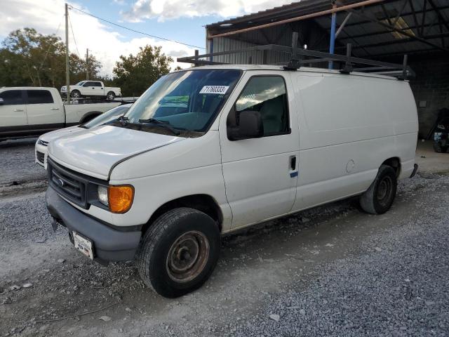 1FTNE14W07DA32655 - 2007 FORD ECONOLINE E150 VAN WHITE photo 1