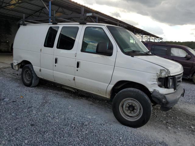 1FTNE14W07DA32655 - 2007 FORD ECONOLINE E150 VAN WHITE photo 4