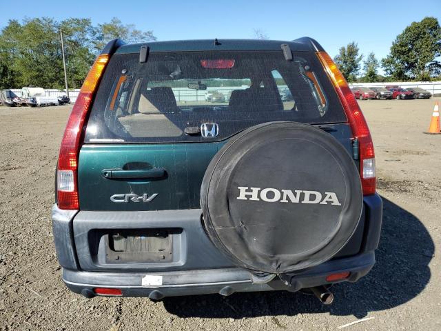 JHLRD78482C010307 - 2002 HONDA CR-V LX GREEN photo 6