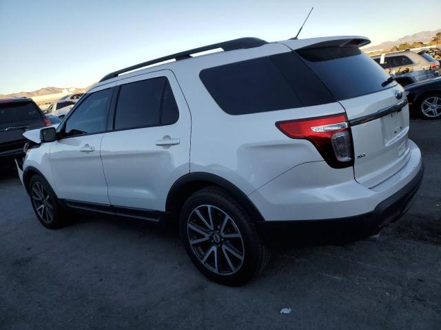 1FM5K7D80FGC50665 - 2015 FORD EXPLORER XLT WHITE photo 2