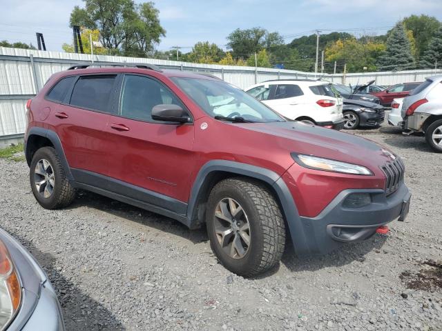 1C4PJMBS6FW745648 - 2015 JEEP CHEROKEE TRAILHAWK ბურგუნდია ფოტო 4
