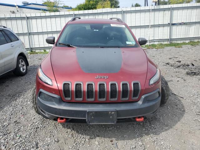 1C4PJMBS6FW745648 - 2015 JEEP CHEROKEE TRAILHAWK BURGUNDY photo 5