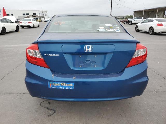 2HGFB2F84CH537758 - 2012 HONDA CIVIC EX BLUE photo 6