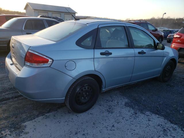 1FAHP34NX8W126466 - 2008 FORD FOCUS S/SE BLUE photo 3