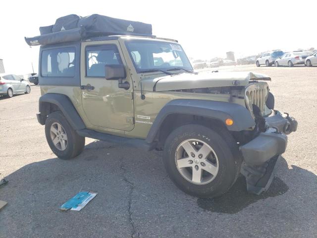 1C4AJWAG5DL571861 - 2013 JEEP WRANGLER S GREEN photo 4